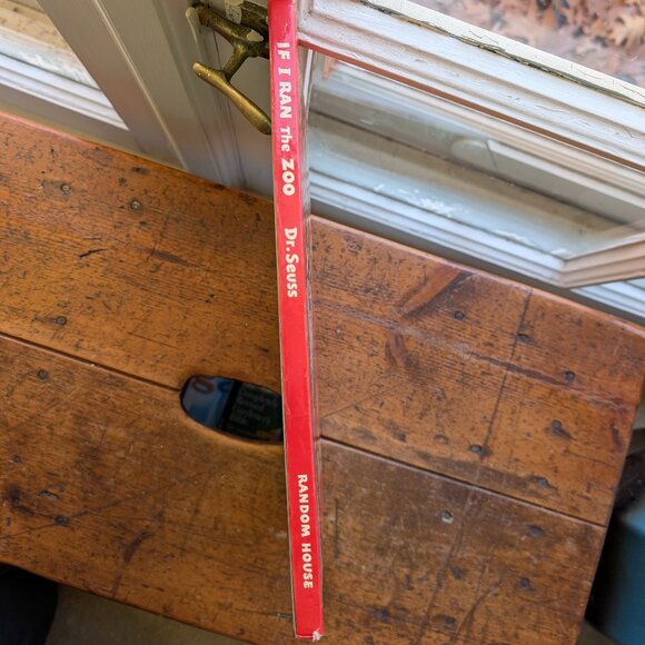 1st Edition Dr. Seuss If I Ran the Zoo 1950 Good Condition Hard Cover - Picture 7 of 10